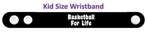 basketball for life team player stickers, magnet