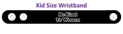 be kind to women green wristband
