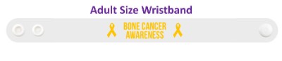 bone cancer awareness orange awareness ribbon wristband