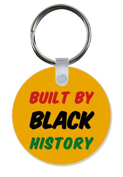 built by black history bold stickers, magnet