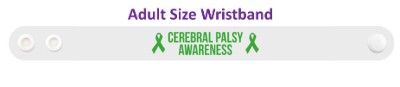 cerebral palsy awareness green awareness ribbon wristband