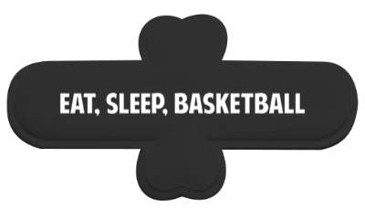 eat sleep basketball fun stickers, magnet