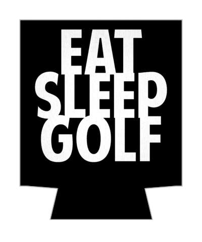 eat sleep golf fanatic fan golfing golfer stickers, magnet