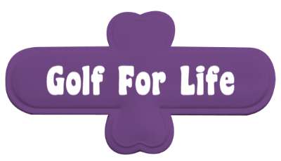 golf for life true golfer stickers, magnet