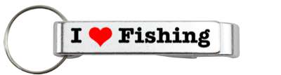 i love fishing heart stickers, magnet