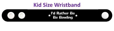 id rather be bowling lifestyle sport stickers, magnet