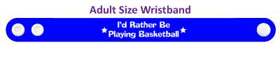 id rather be playing basketball fan stickers, magnet