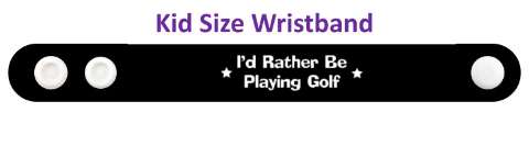 id rather be playing golf sports putt stickers, magnet