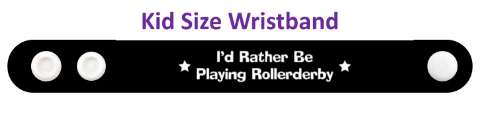 id rather be playing rollerderby awesome stickers, magnet