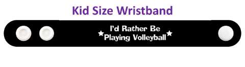 id rather be playing volleyball fanatic stickers, magnet