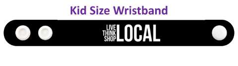 live think shop local community stickers, magnet