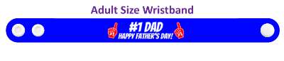 number one dad happy fathers day hands stickers, magnet