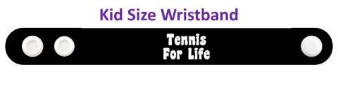 tennis for life dedicated player stickers, magnet