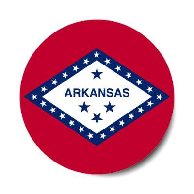 arkansas state flag usa stickers, magnet