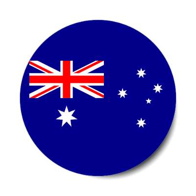 australian flag sticker
