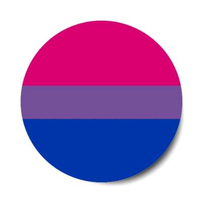 bisexual flag sticker