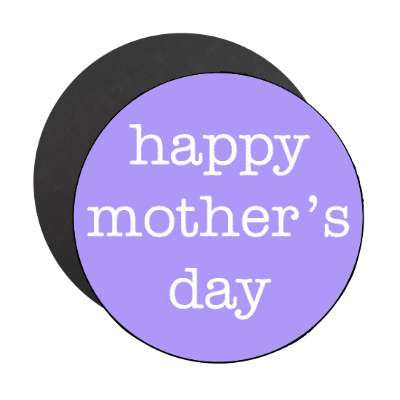 blue happy mothers day typewriter magnet