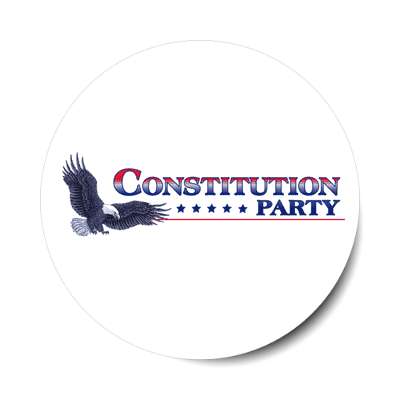 constitution party eagle logo sticker