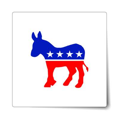 democrat party sticker