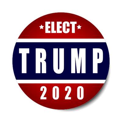 elect trump 2020 sticker