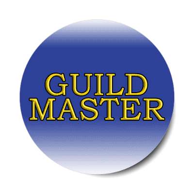 guild master dnd dungeons and dragons rpg sticker