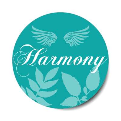 harmony sticker