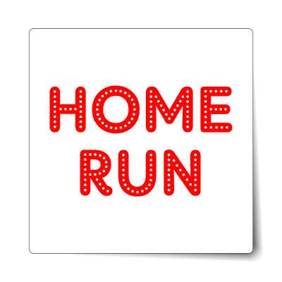 home run sticker
