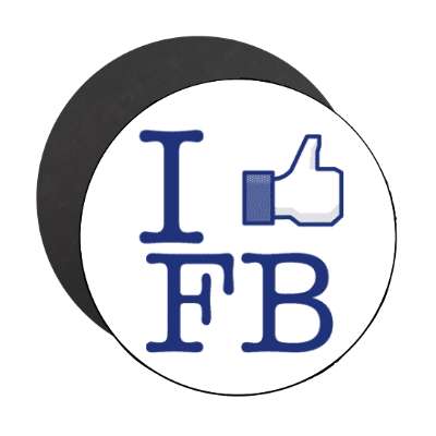 i like facebook thumbs up magnet