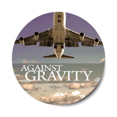 jet against gravity sticker
