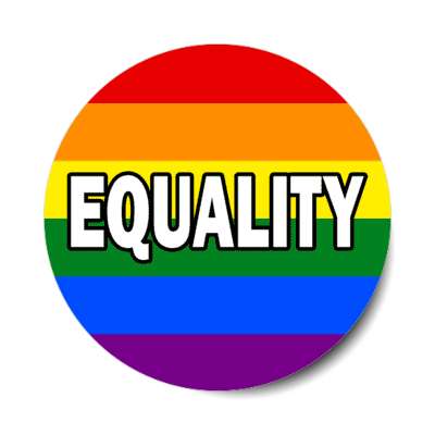 lgbt equality sticker