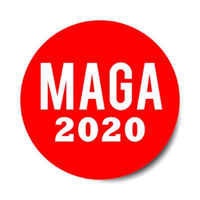 maga 2020 make america great again sticker