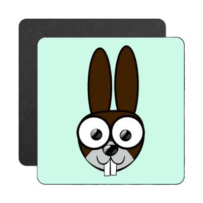 rabbit cartoon cute animal magnet