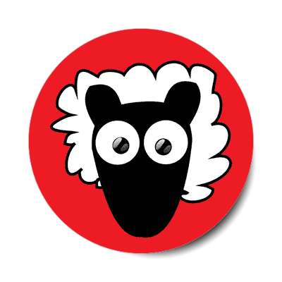 sheep cartoon cute animal sticker