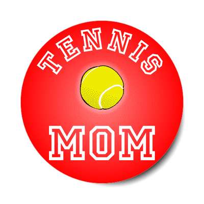 tennis mom sticker