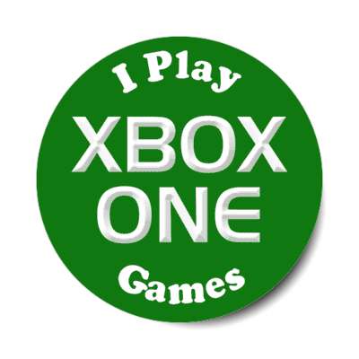 i play xbox one games microsoft console stickers, magnet
