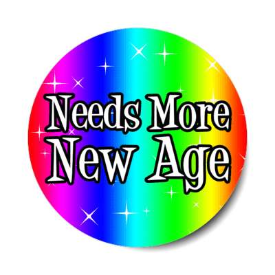 needs more new age rainbow stickers, magnet