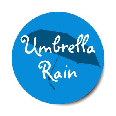umbrella rain stickers, magnet