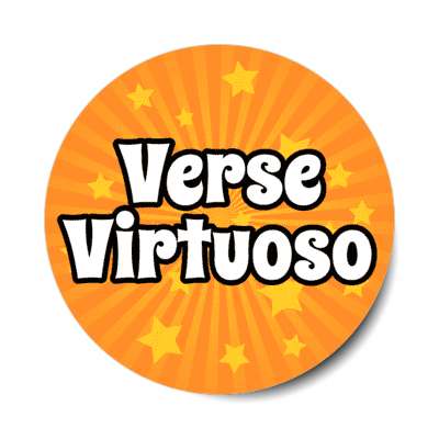 verse virtuoso rays star burst stickers, magnet