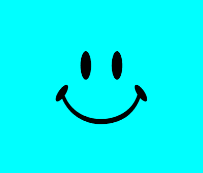 Smile Classic Aqua Fun Smile Stickers, Magnet | Wacky Print