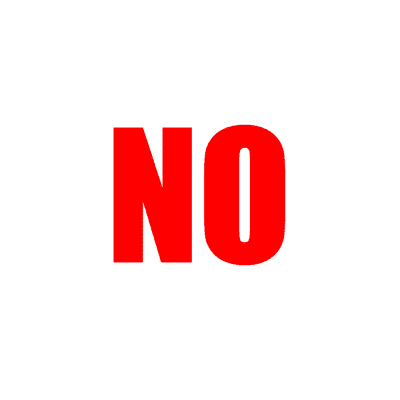 No Stickers Magnet Wacky Print