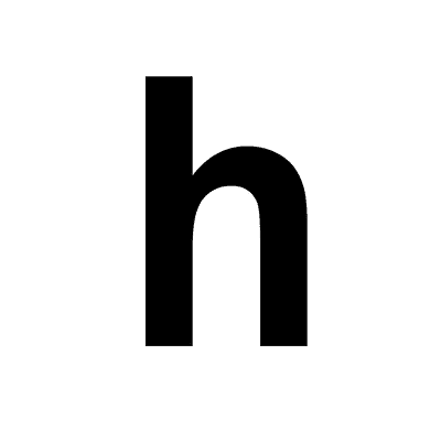 Letter H Lowercase