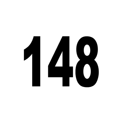 趣味 Numbers 3d number 148 Cut Out Stock Images & Pictures - Alamy