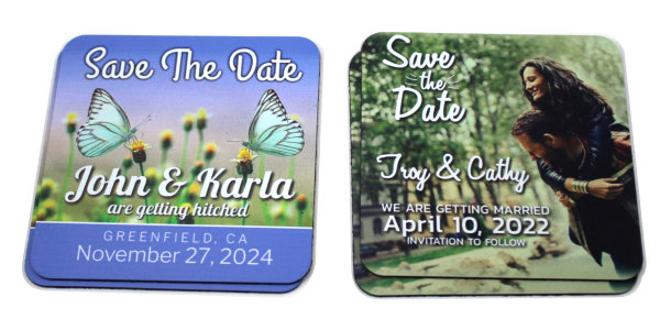 Save The Date Magnets - Wacky Print