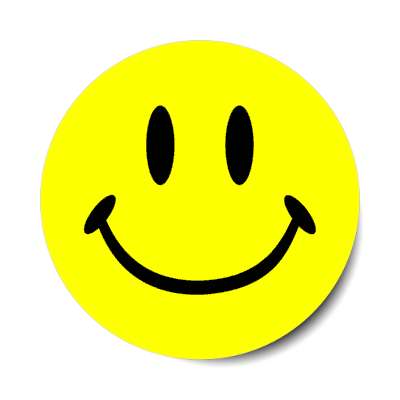 smiley smile funny classic smilies fun kids sticker