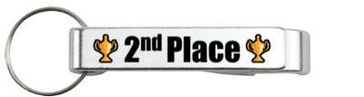 2nd second place trophies stickers, magnet