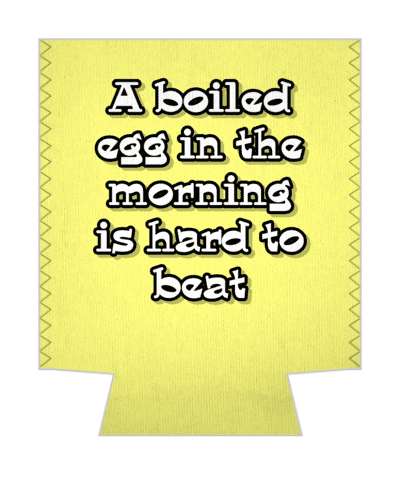 a boiled egg in the morning is hard to beat pun stickers, magnet
