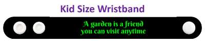 a garden is a friend you can visit anytime cute stickers, magnet