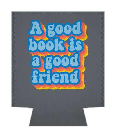 a good book is a good friend colorful cute reader stickers, magnet