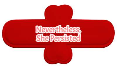 activism nevertheless she persisted stickers, magnet