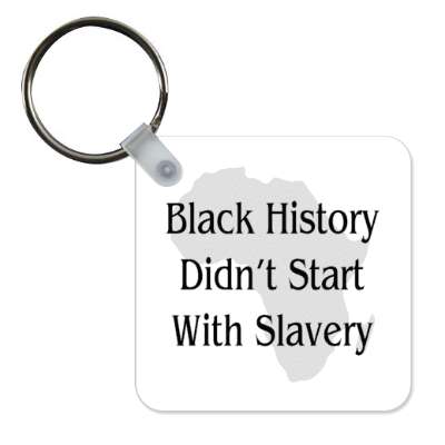 africa silhouette grey black history didnt start with slavery stickers, magnet